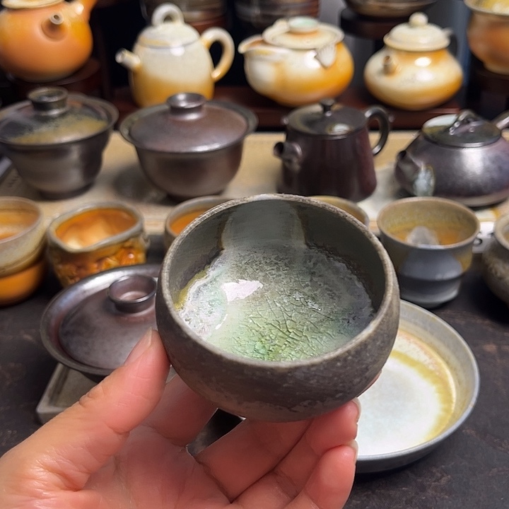 茶盏柴烧茶具柴烧茶具