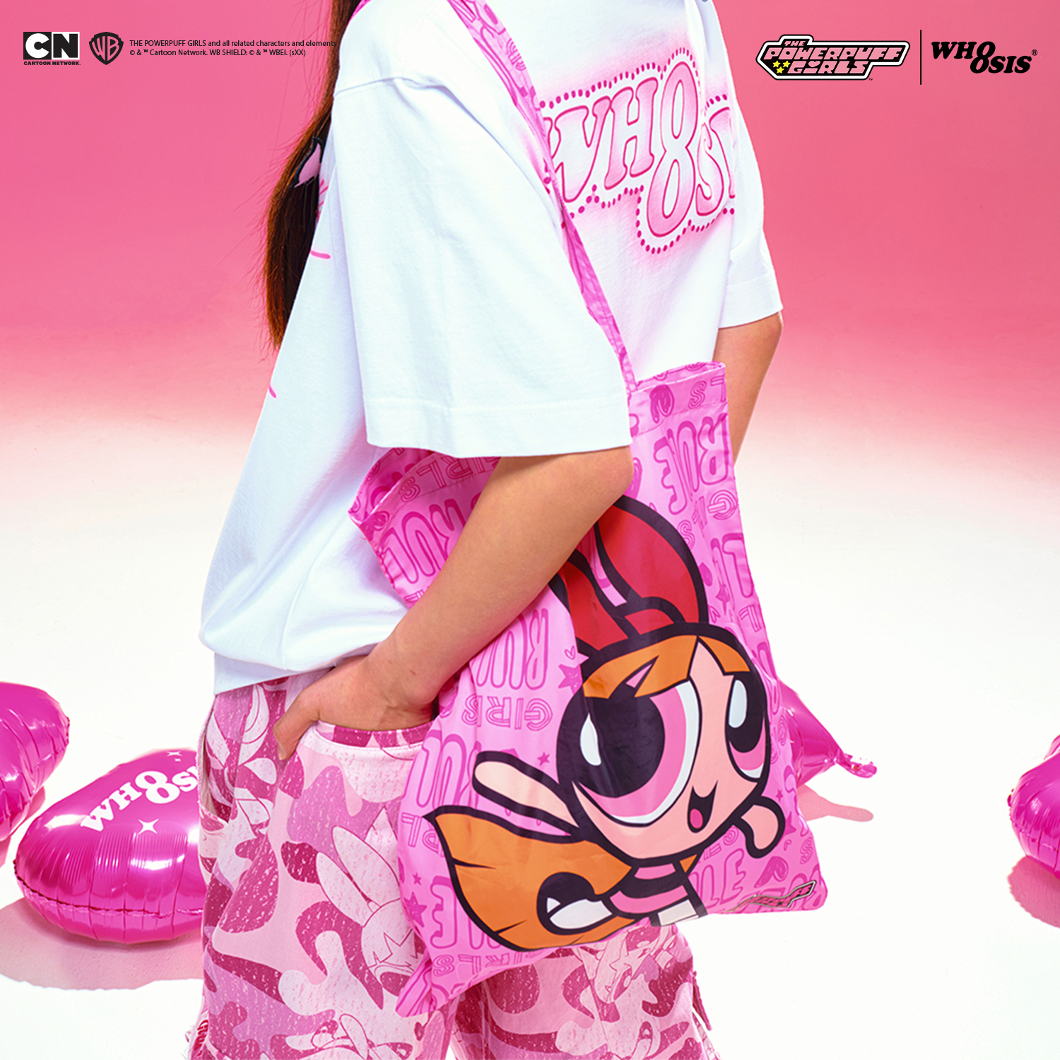【飞天小女警联名】WHOOSIS托特包卡通百搭通勤可爱少女单肩包
