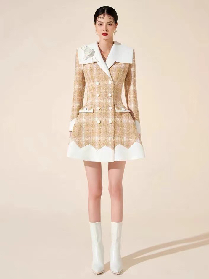 79～99小众设计师女装小香风连衣裙
