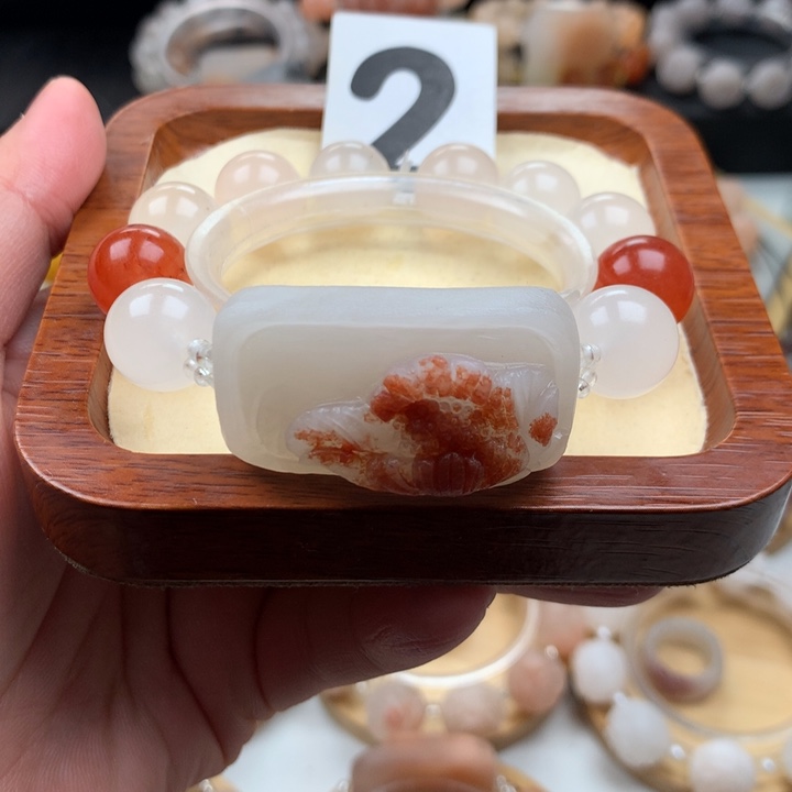 石英质玉手链未镶嵌