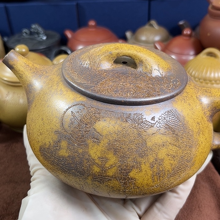 茶壶紫砂紫砂微瑕