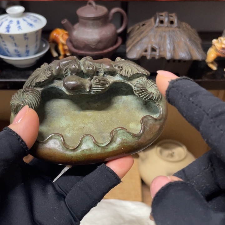铜中古工艺品摆件