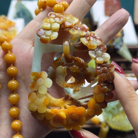 岫玉挂件未镶嵌挂件