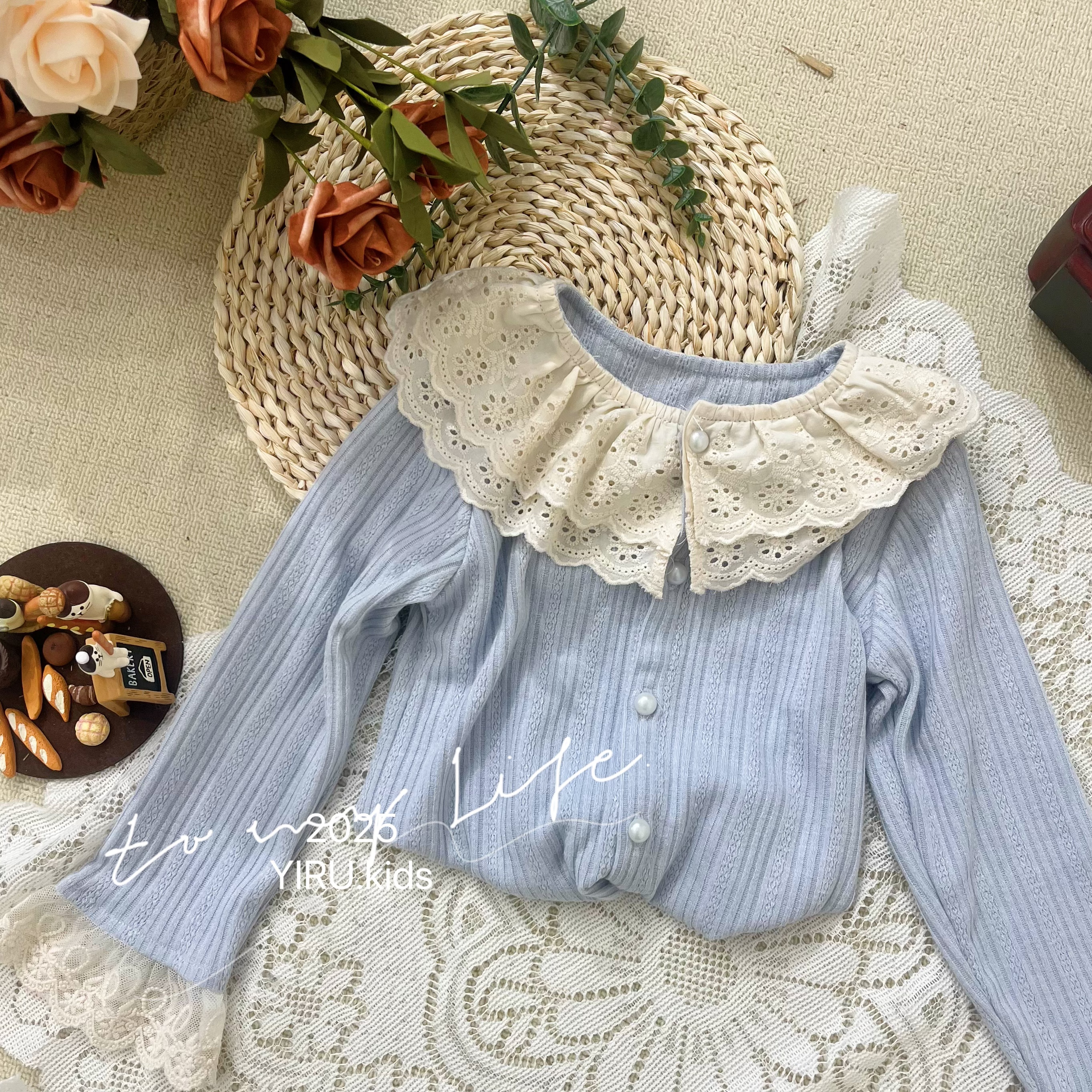 番茄家*2025春季新款甜美气质针织套装D-W17