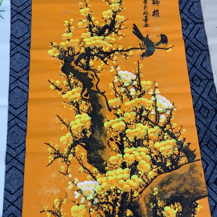 枕书斋画廊的直播间