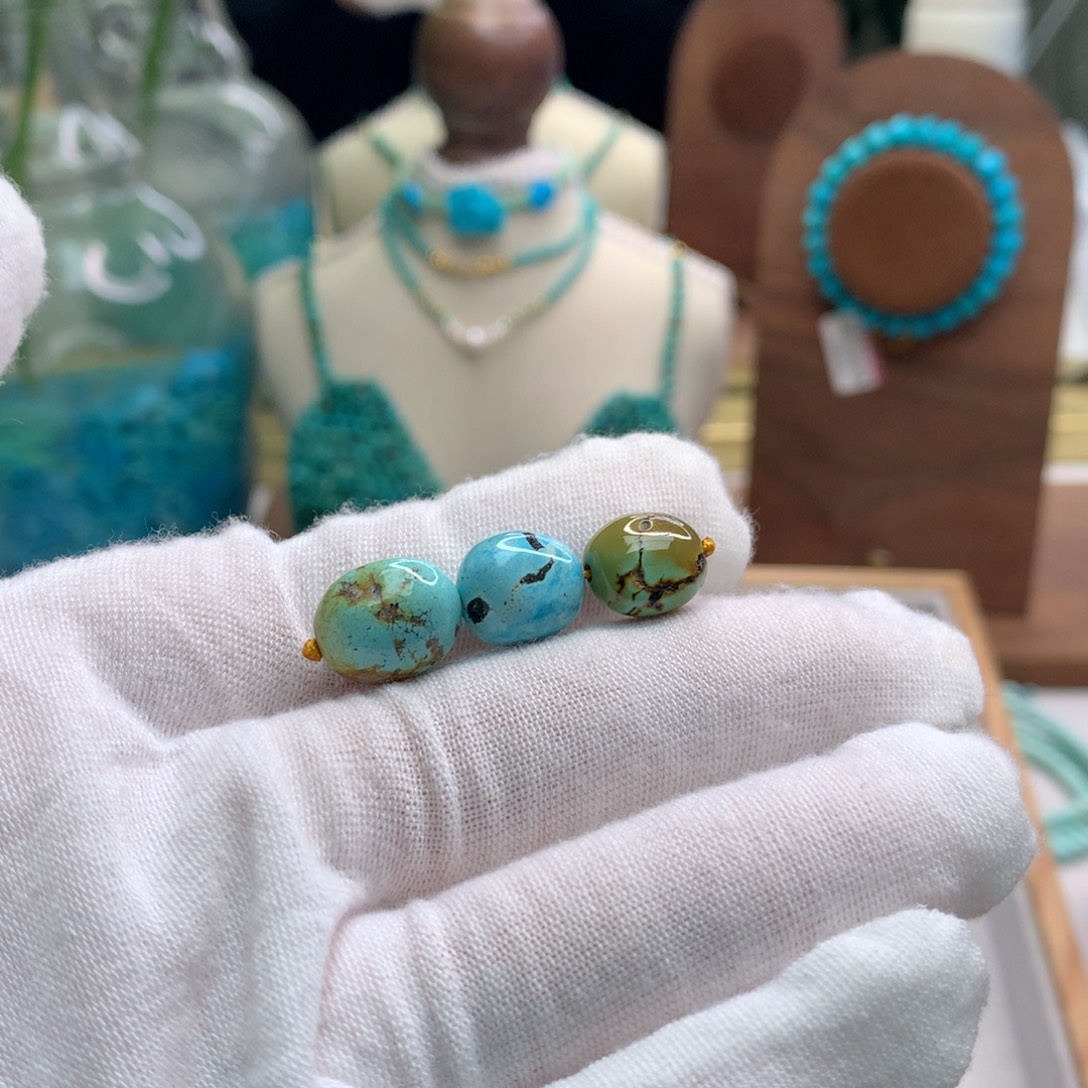 绿松石未镶嵌饰品