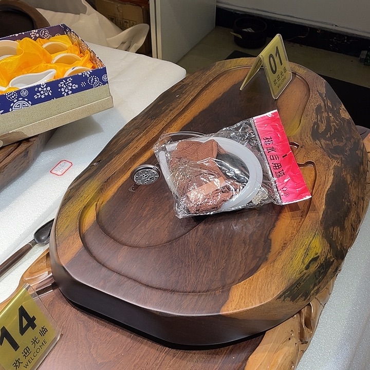 非洲进口黑檀木茶盘