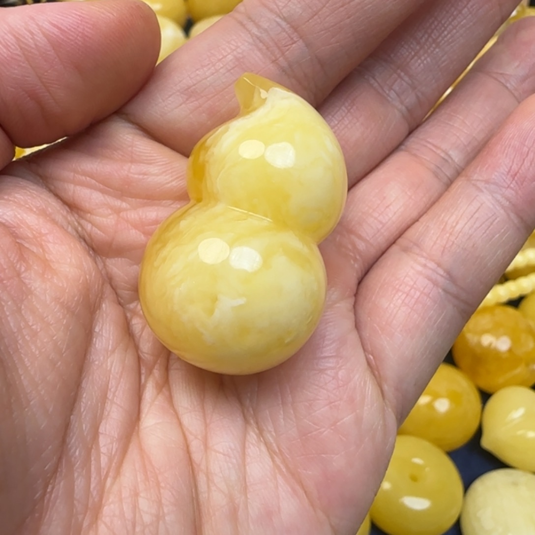 蜜蜡未镶嵌颈饰天然蜜蜡