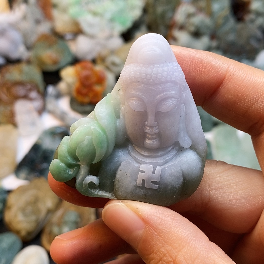 定制翡翠未镶嵌特色a货翡翠