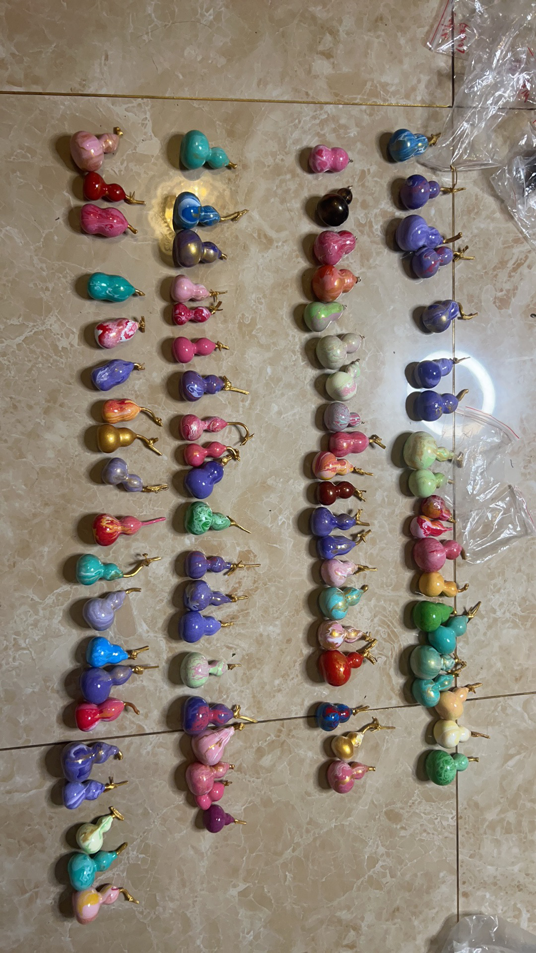 非遗葫芦批发30个不挑颜色器型30个不同颜色摆摊创业DIY专属