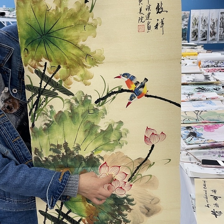 国画纯手绘国画作品