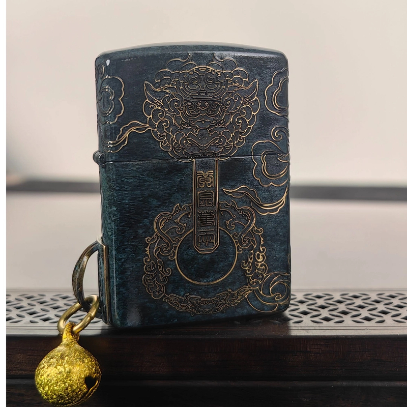 zippo打火机 DB 168青铜万两  DY9912FD*942dabai