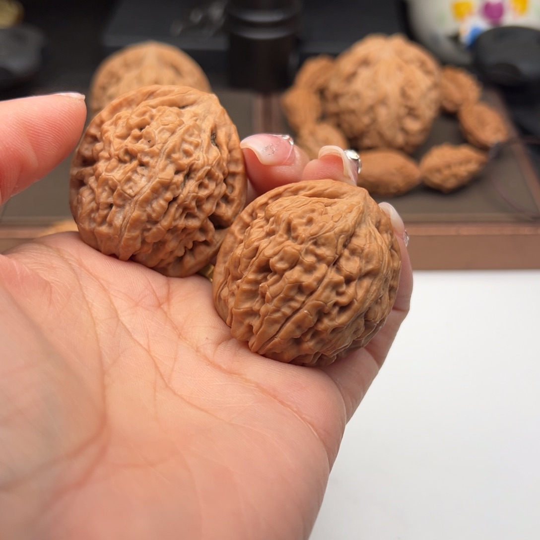 文玩核桃把件莲花38