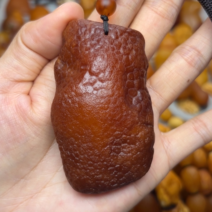 琥珀未镶嵌裸石天然蜜蜡