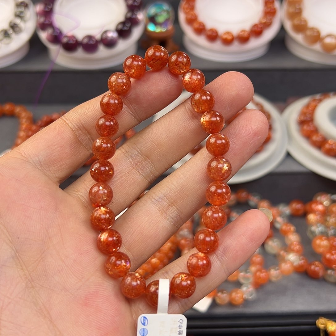 手链未镶嵌长石金太阳8mm