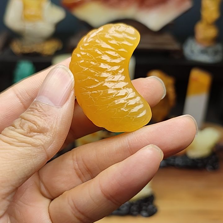 寿山石印石手把件挂件手把