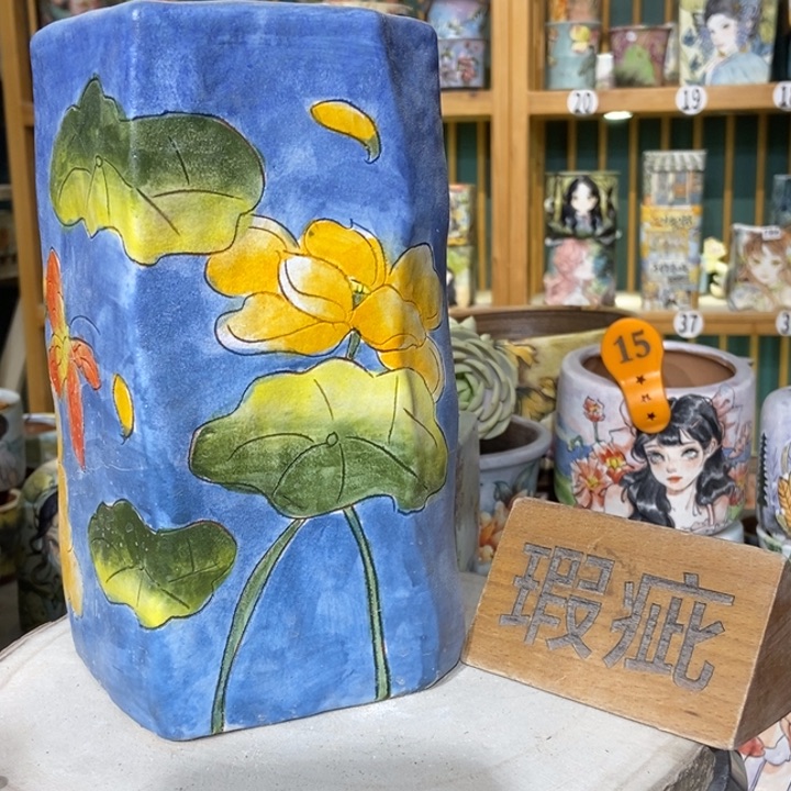 红陶景德镇艺术手绘作品