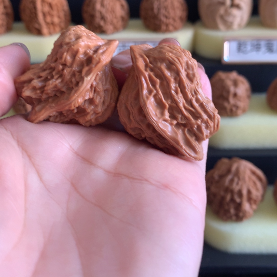 把件桃核文玩核桃小鸟
