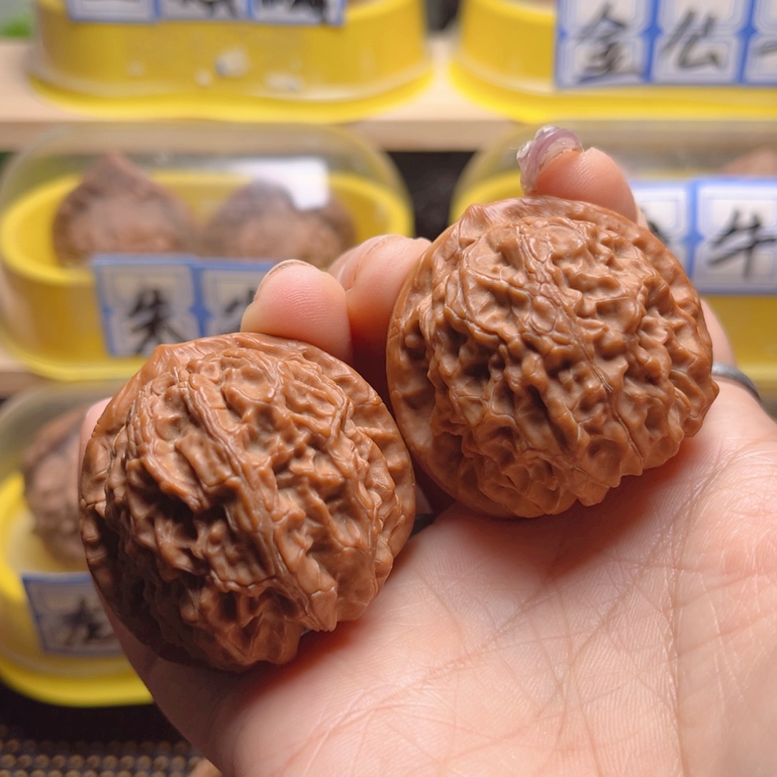 文玩核桃把件蓟县元宝