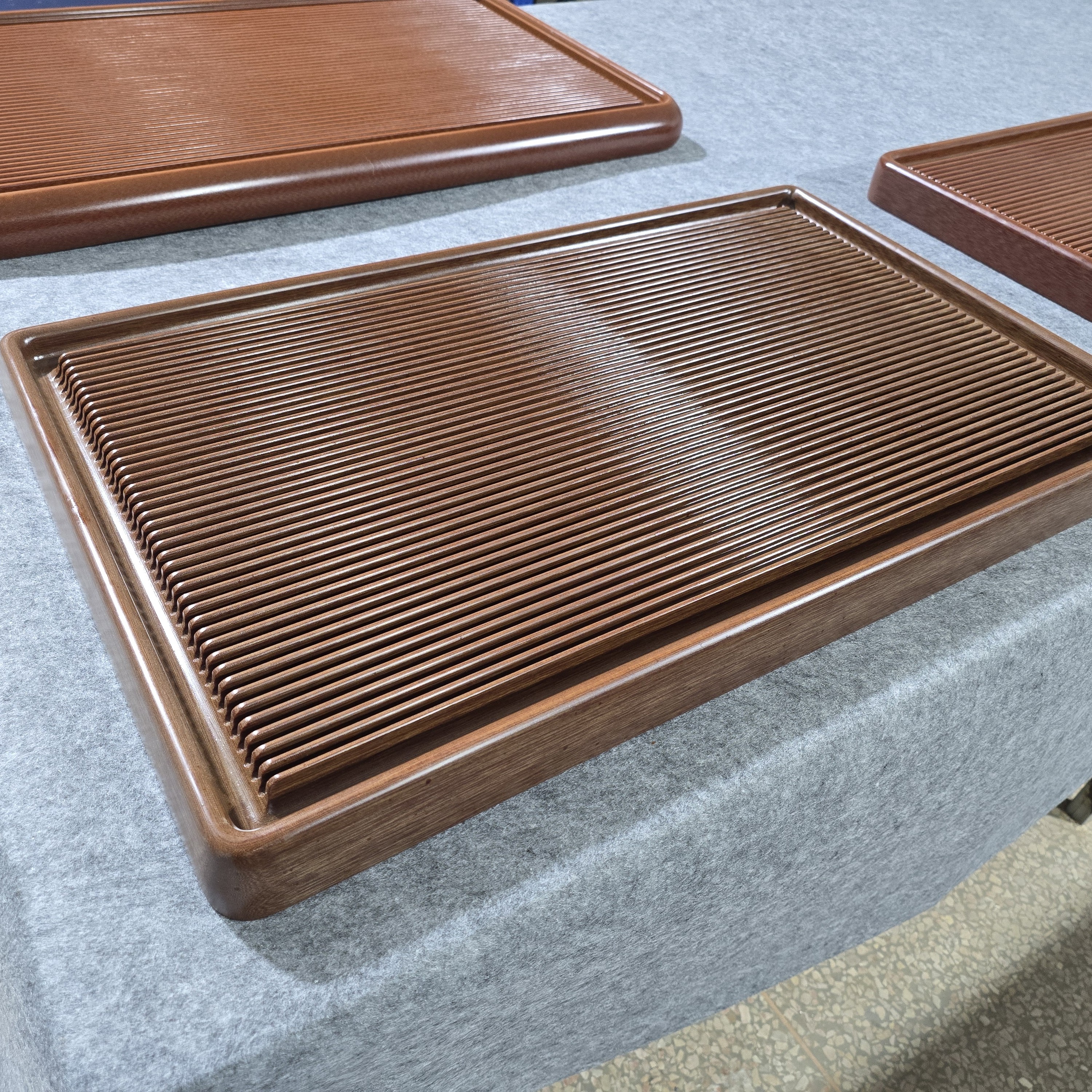 博观76×46×5电木茶盘排水整块家用客厅办公室茶台