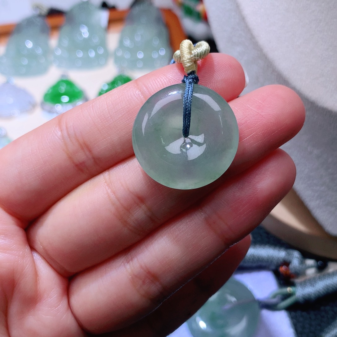 颈饰未镶嵌翡翠扣子23*5.5