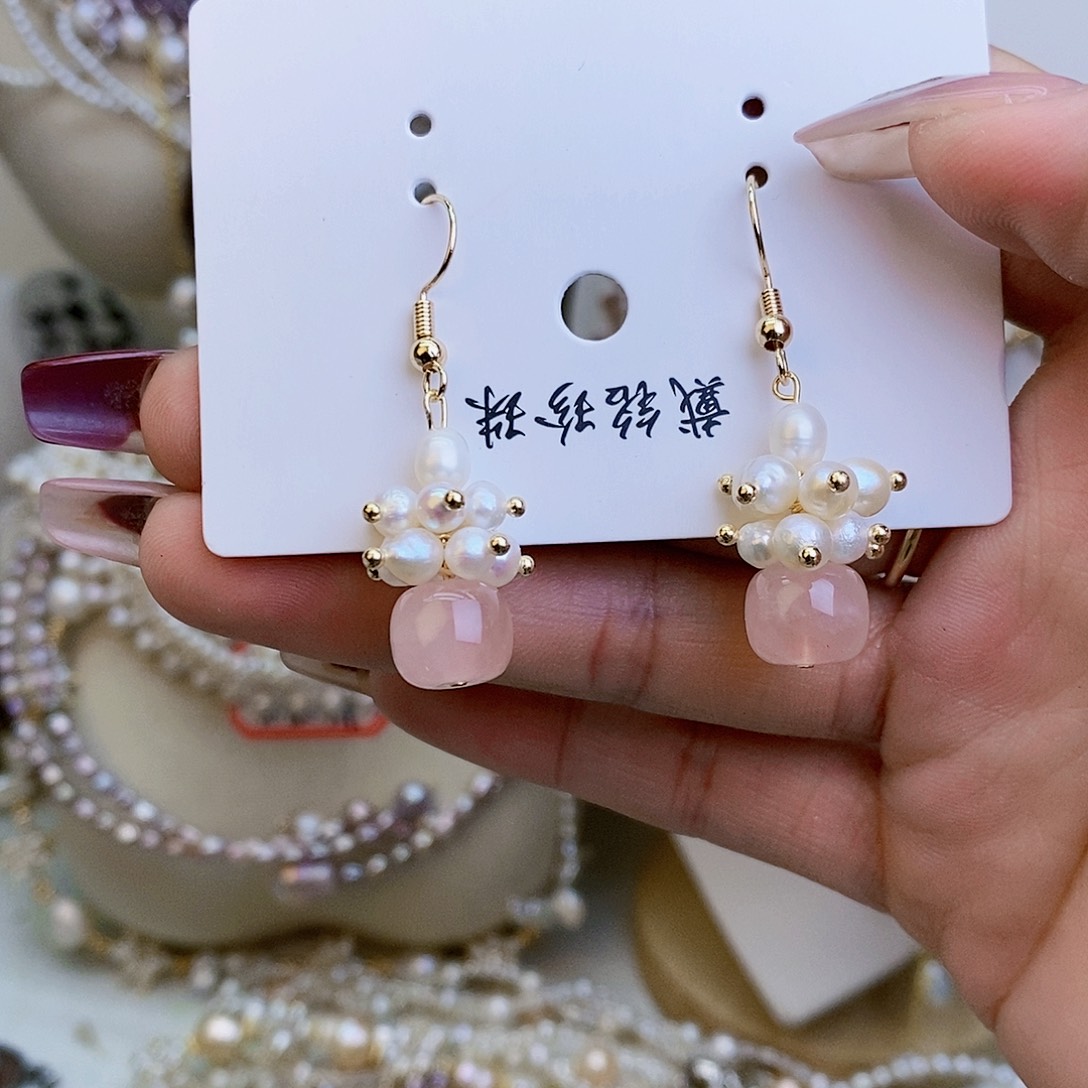 淡水珍珠颈饰银S925镶嵌