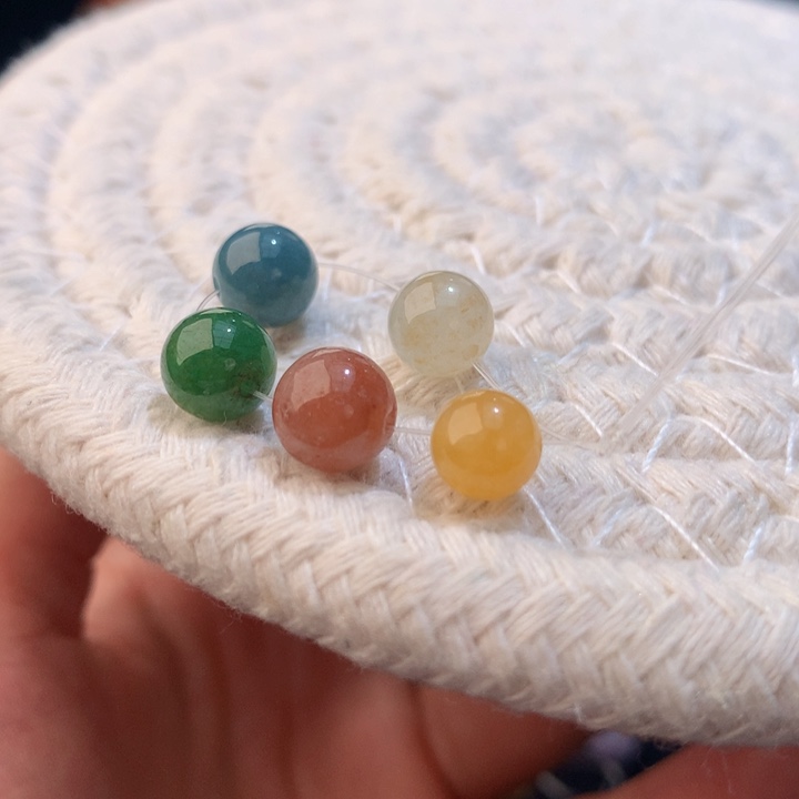 翡翠散珠油画翡翠珠