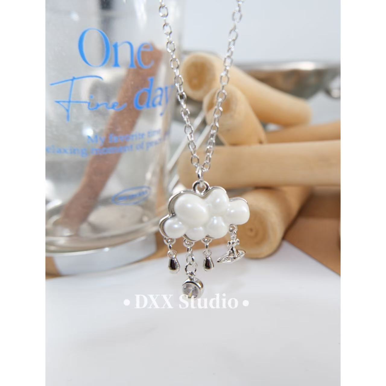 铜合金项链 小众设计云朵百搭设计师款项链45596