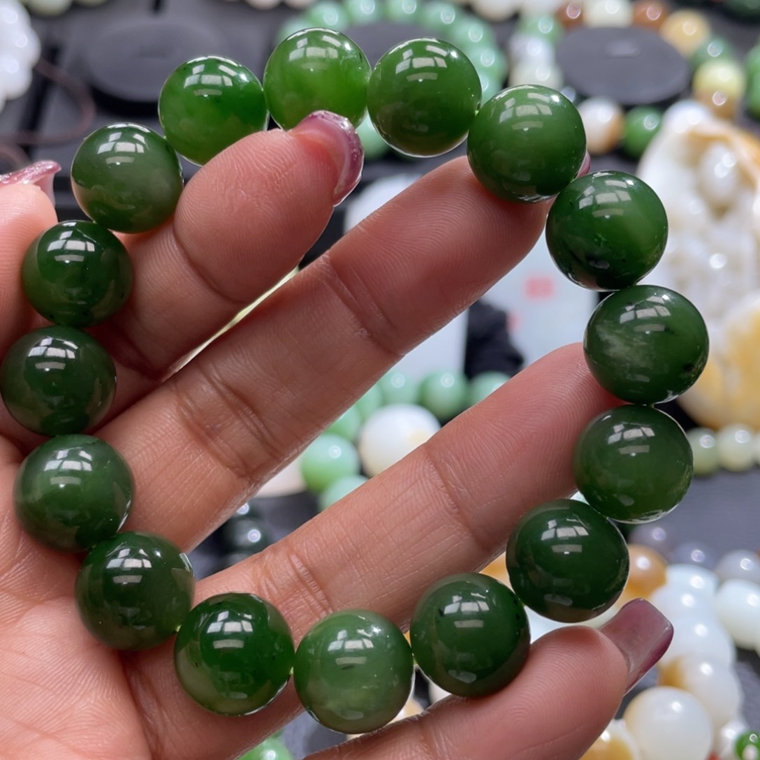 和田玉手串未镶嵌