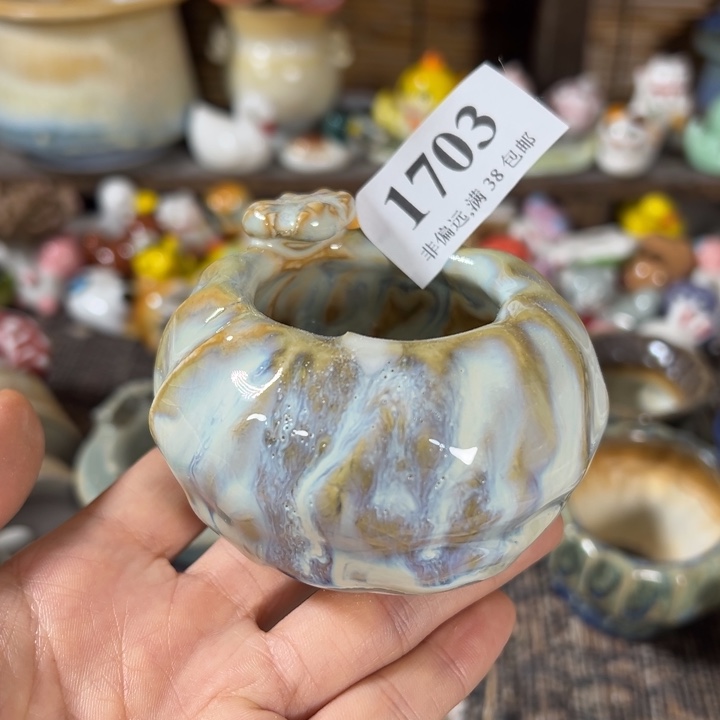活动价满30包邮景德镇手工花盆