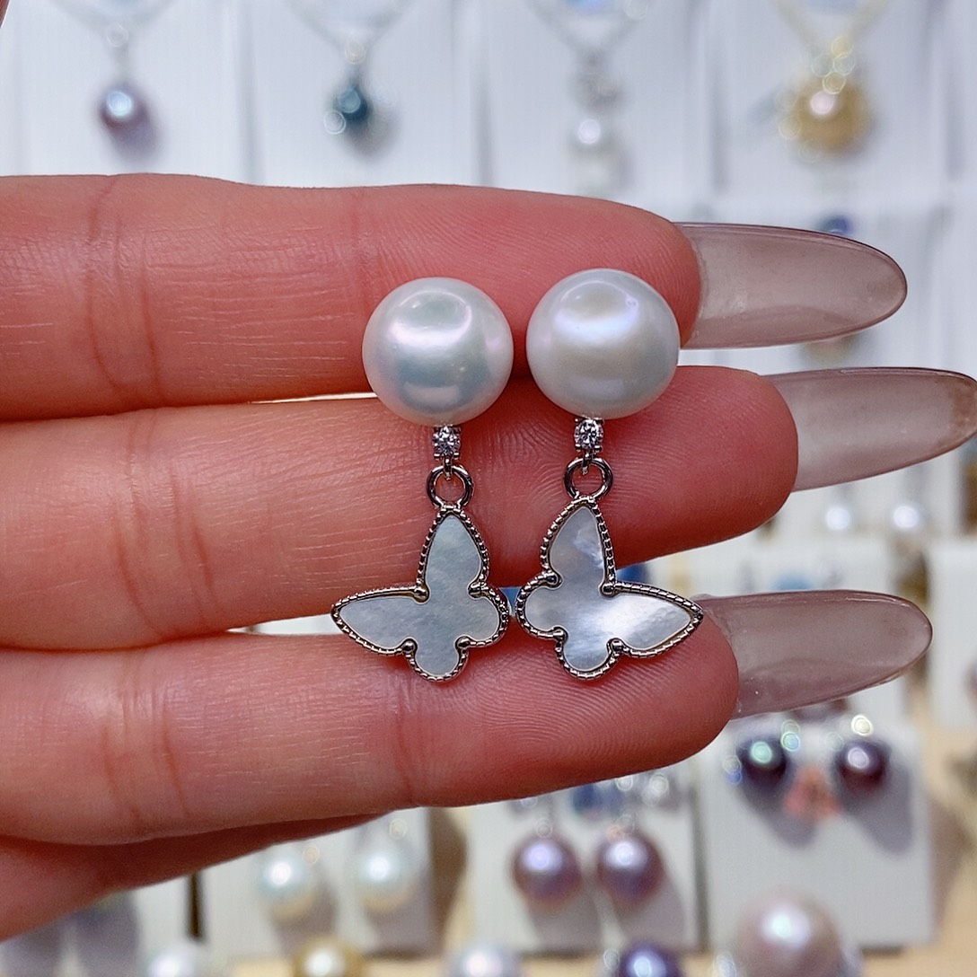 未镶嵌耳饰淡水珍珠