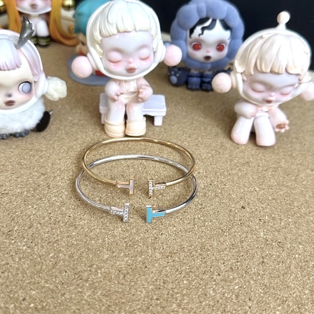 铜合金手镯 时尚百搭双T手镯 1170