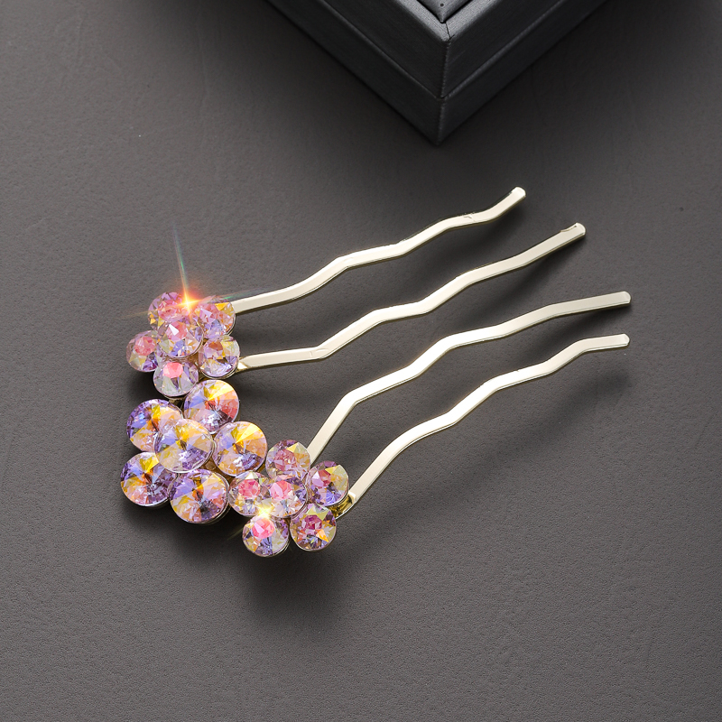 气质韩式发簪中国风优雅风成人休闲风4尺插梳女简约饰品