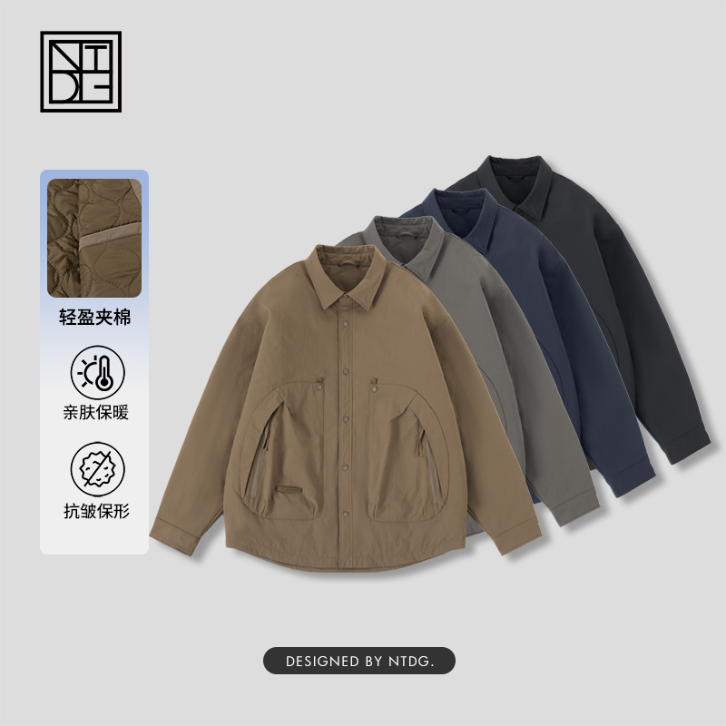  NTDG-ONE秋冬户外工装夹克翻领棉服大口袋外套DM-58608