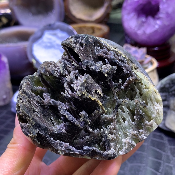 绿软森林未镶嵌水晶