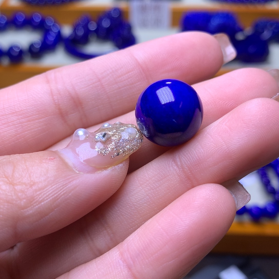 青金石手链未镶嵌14.5mm