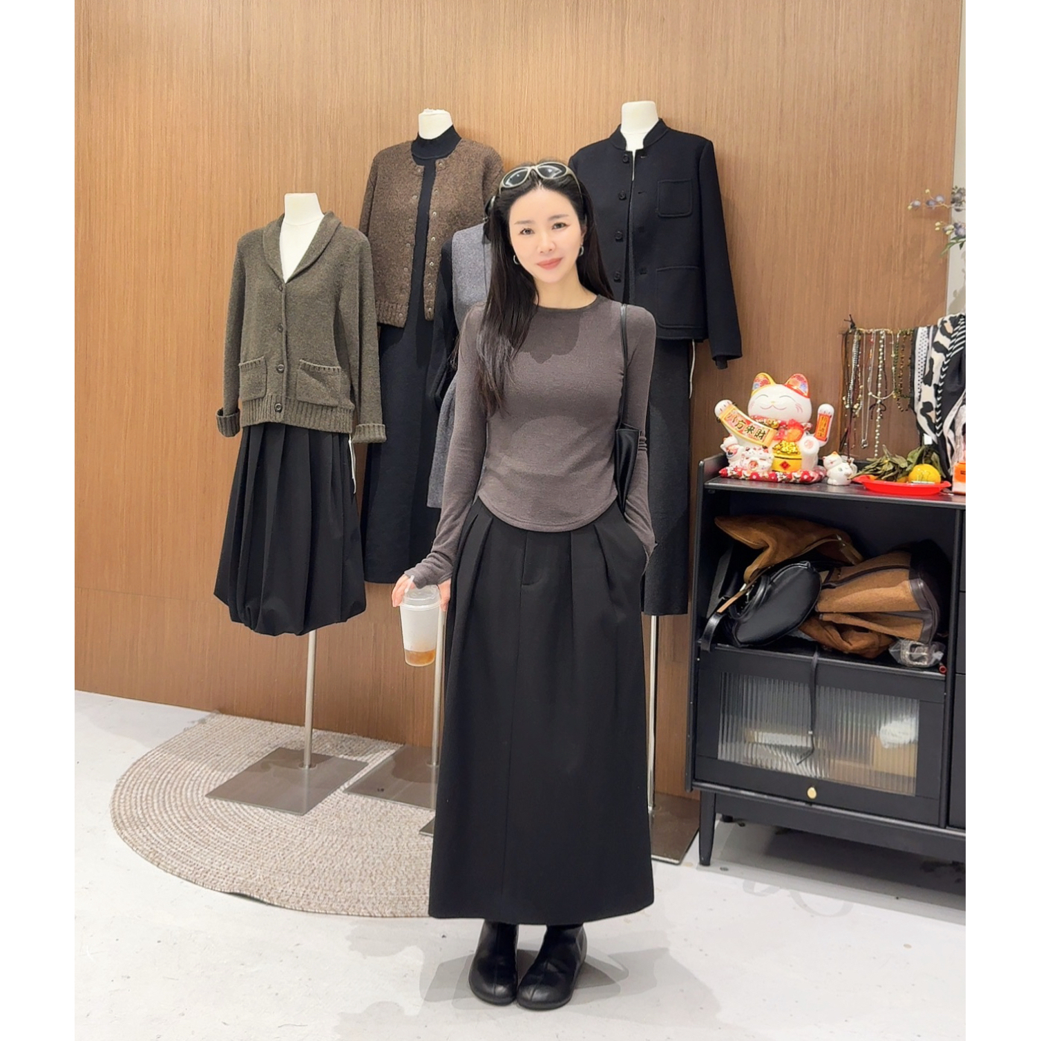 鑫燃KIKI 290g高弹简约纯色圆领百搭T恤 6131 WU