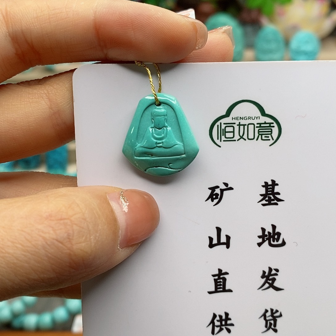 绿松石珠宝奇石未镶嵌