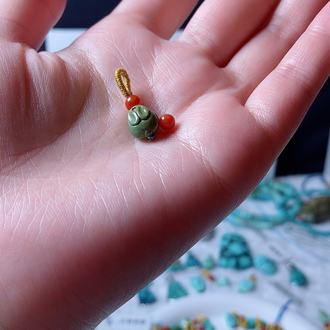 南红玛瑙颈饰未镶嵌