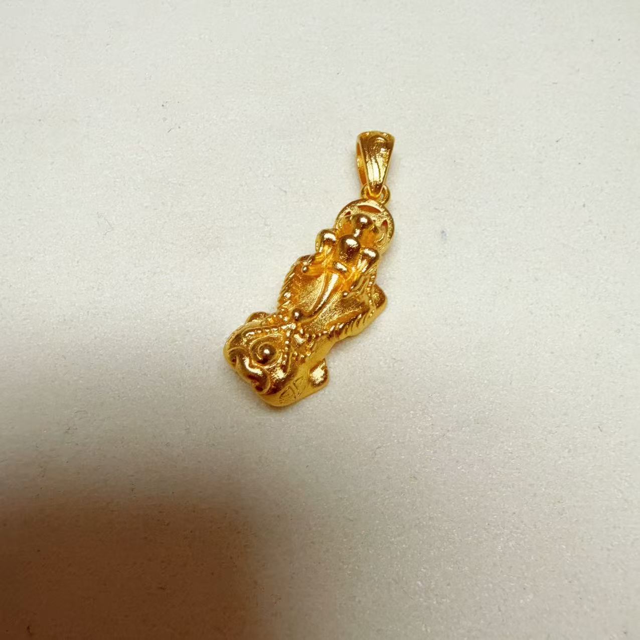 薇薇-原创设计K黄色高端吊坠d36