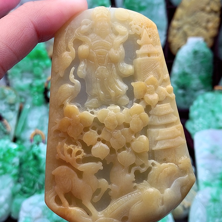 翡翠吊坠(不含链)未镶嵌