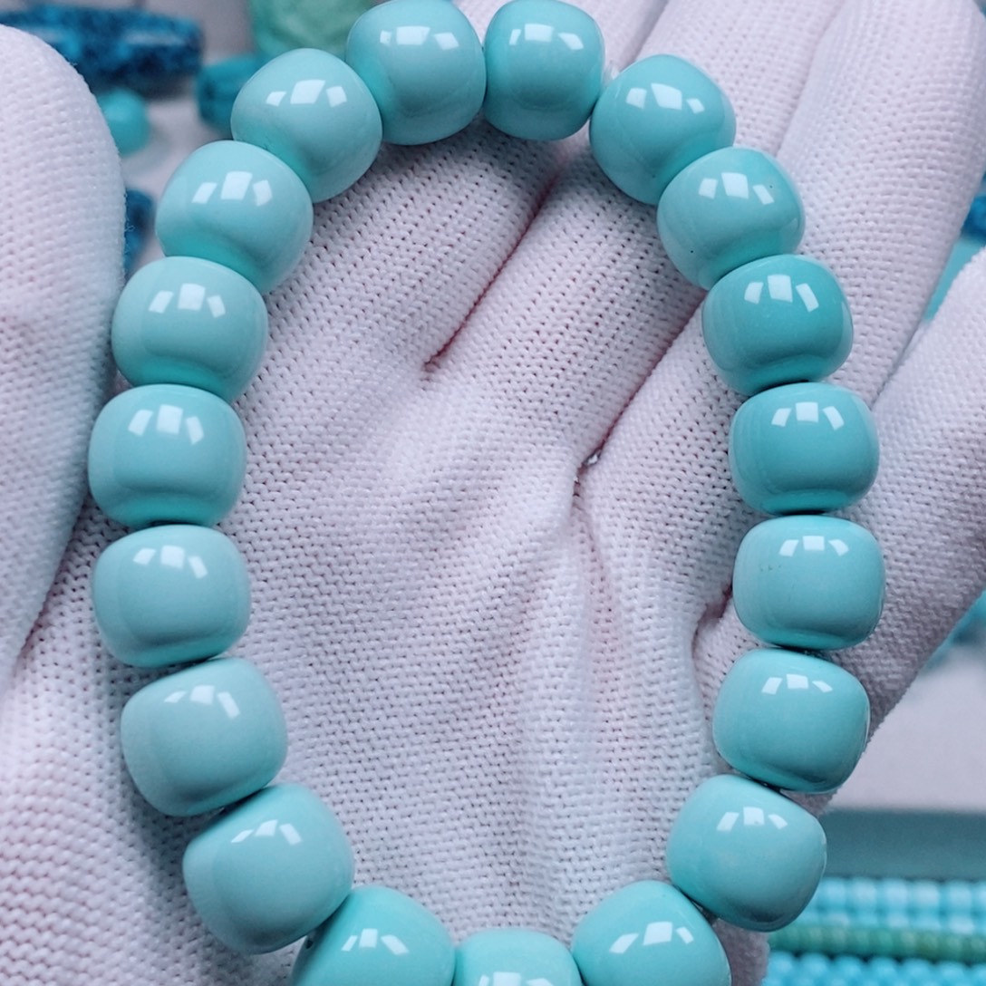 绿松石未镶嵌手串