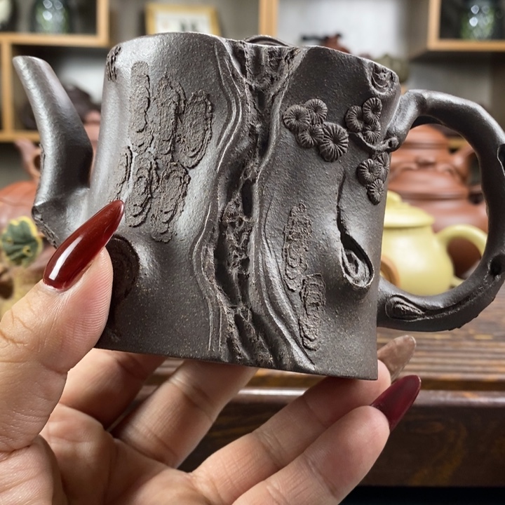 紫砂茶壶正**入原矿紫砂壶