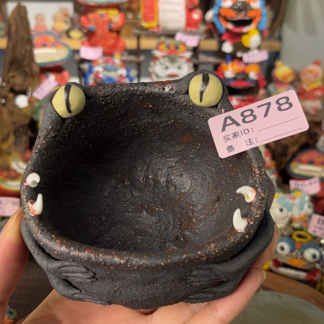 泥塑纯手工茶宠摆件