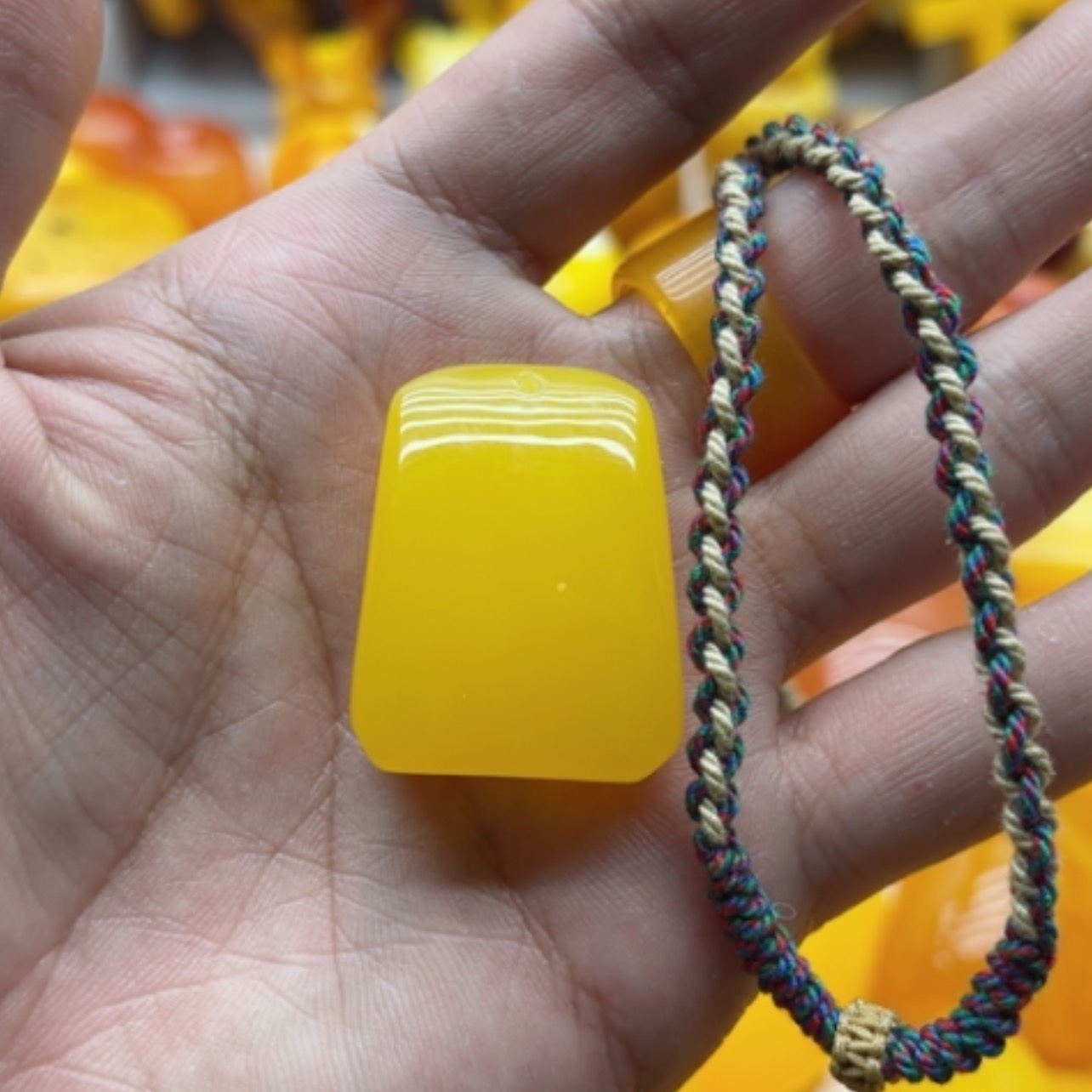 【闪购商品】琥珀手链未镶嵌蜜蜡无事牌