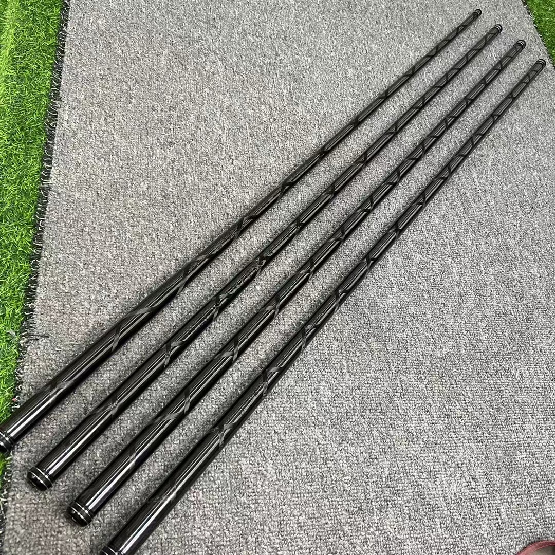 螺旋碳带双交叉裸素黑棍素材竿5H 3.6米-7.2米