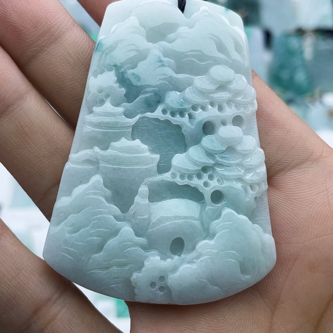 颈饰未镶嵌翡翠翡翠