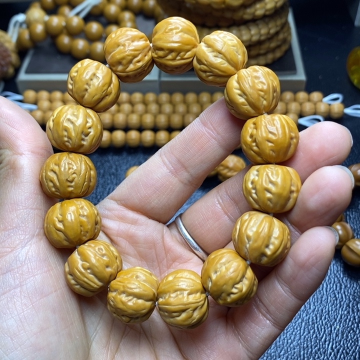 猴头核桃手串猴头猴脑