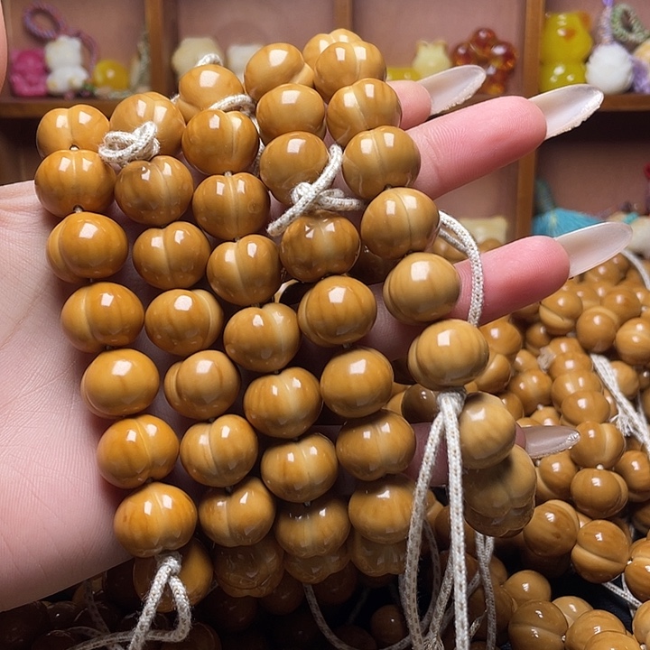 恭***贺猴头核桃吊坠18光