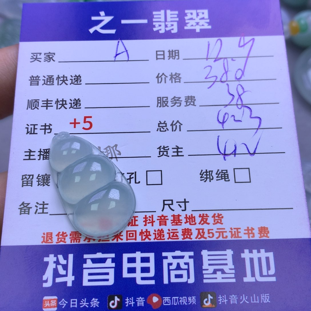颈饰未镶嵌翡翠A****_